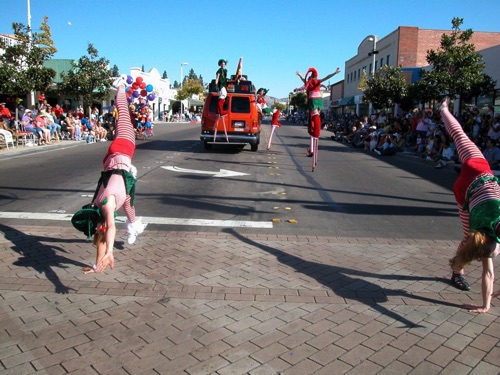 Mother Goose Parade Acrobats